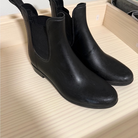Sam Edelman black Tinsley Matte Chelsea Rainboot - Picture 2 of 4